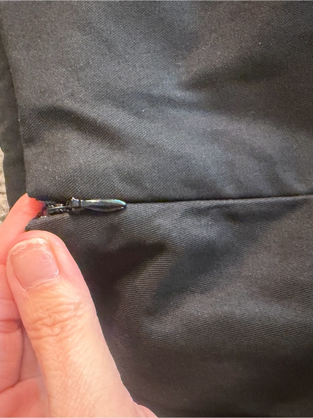 Black Pleated Skort with A-Line Shape - Picture 2 of 8